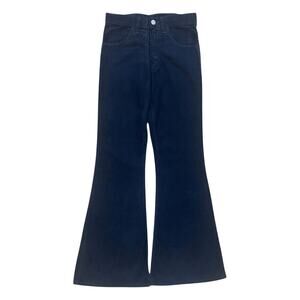 Soho‎ Deadstock Women's Y2K Flared Corduroy Jean Black 16L
